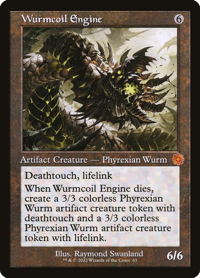 Wurmcoil Engine (#063) (Retro Frame) - (Foil): The Brothers' War Retro Artifacts