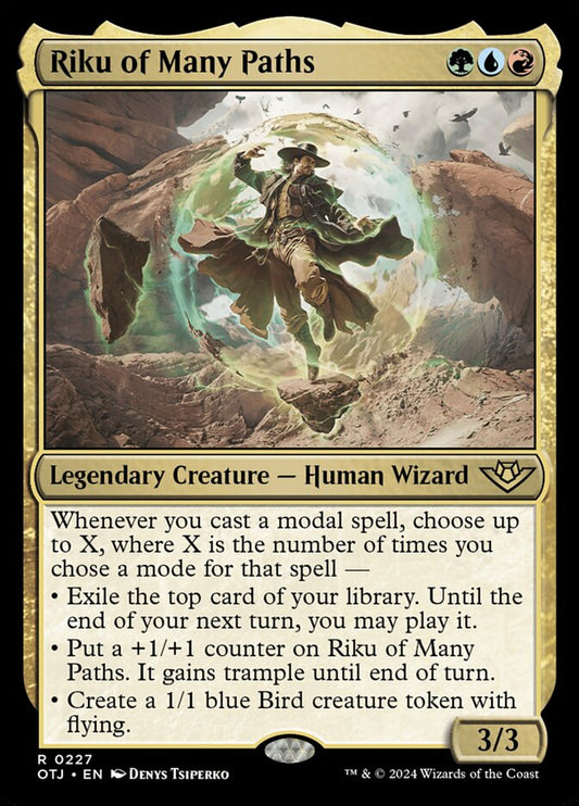 Riku of Many Paths - (Foil): Outlaws of Thunder Junction