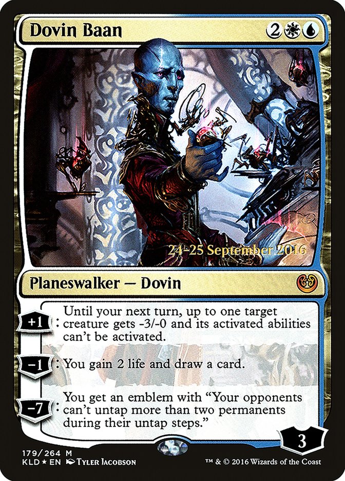Dovin Baan (Prerelease) (Kaladesh) - (Foil): Kaladesh Promos