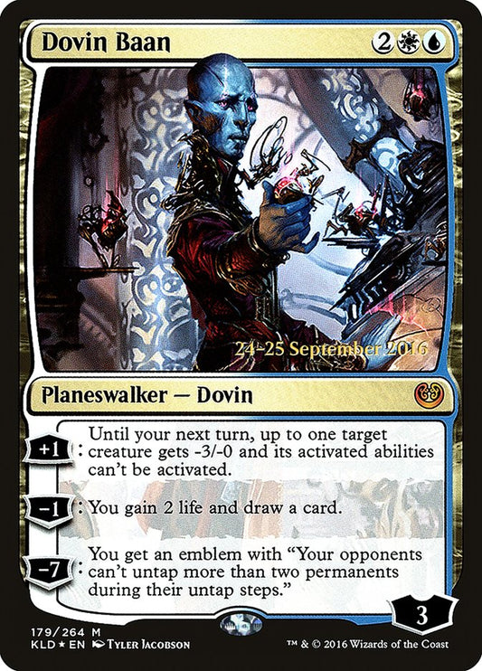 Dovin Baan (Prerelease) (Kaladesh) - (Foil): Kaladesh Promos