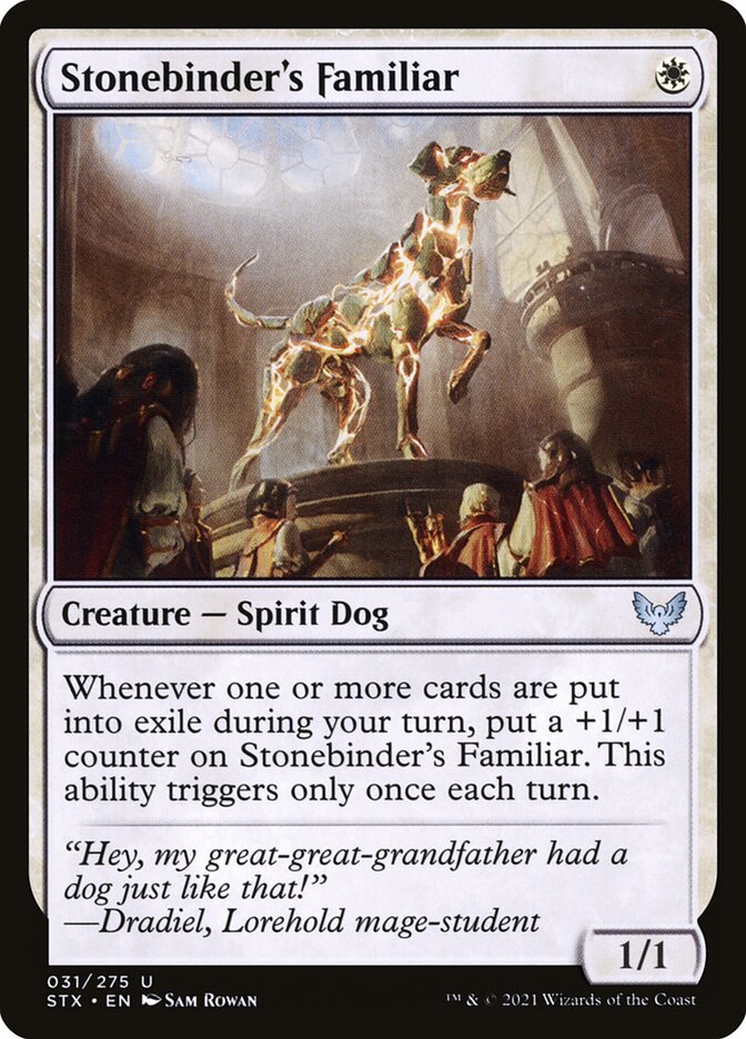 Stonebinder's Familiar - (Foil): Strixhaven: School of Mages