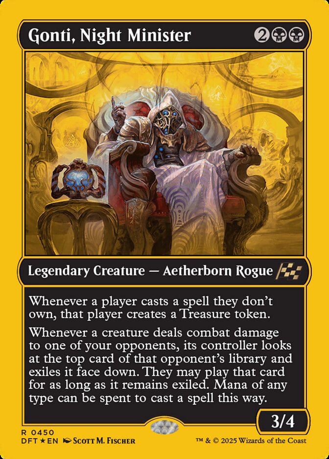 Gonti, Night Minister (First Place Foil) - (Foil): Aetherdrift