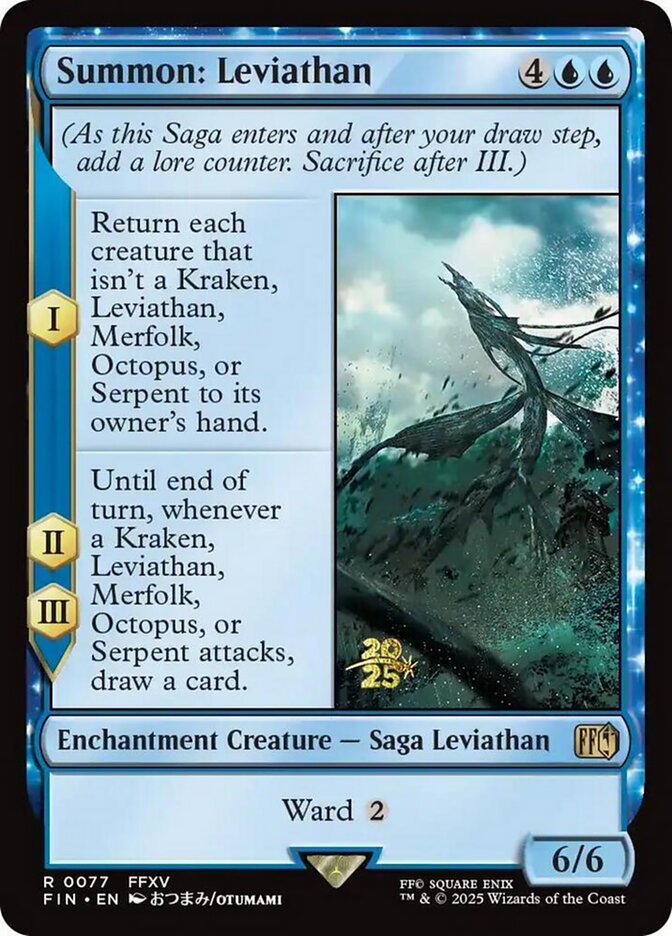 Summon: Leviathan (Prerelease) (FINAL FANTASY) - (Foil): Final Fantasy Promos