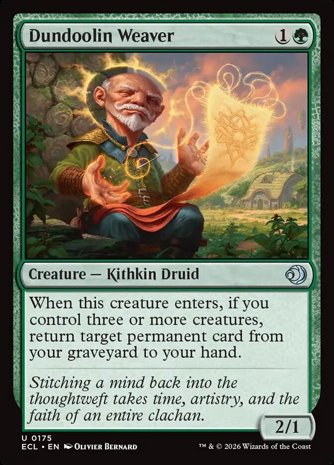 Dundoolin Weaver: Lorwyn Eclipsed