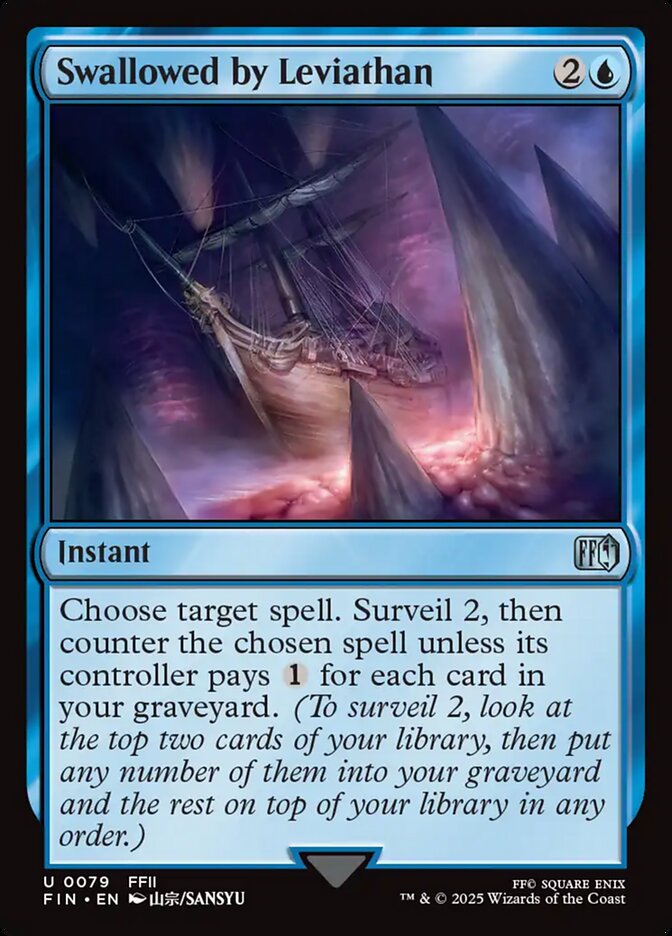 Swallowed by Leviathan - (Foil): Final Fantasy