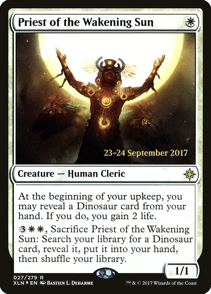 Priest of the Wakening Sun - (Foil): Ixalan Promos