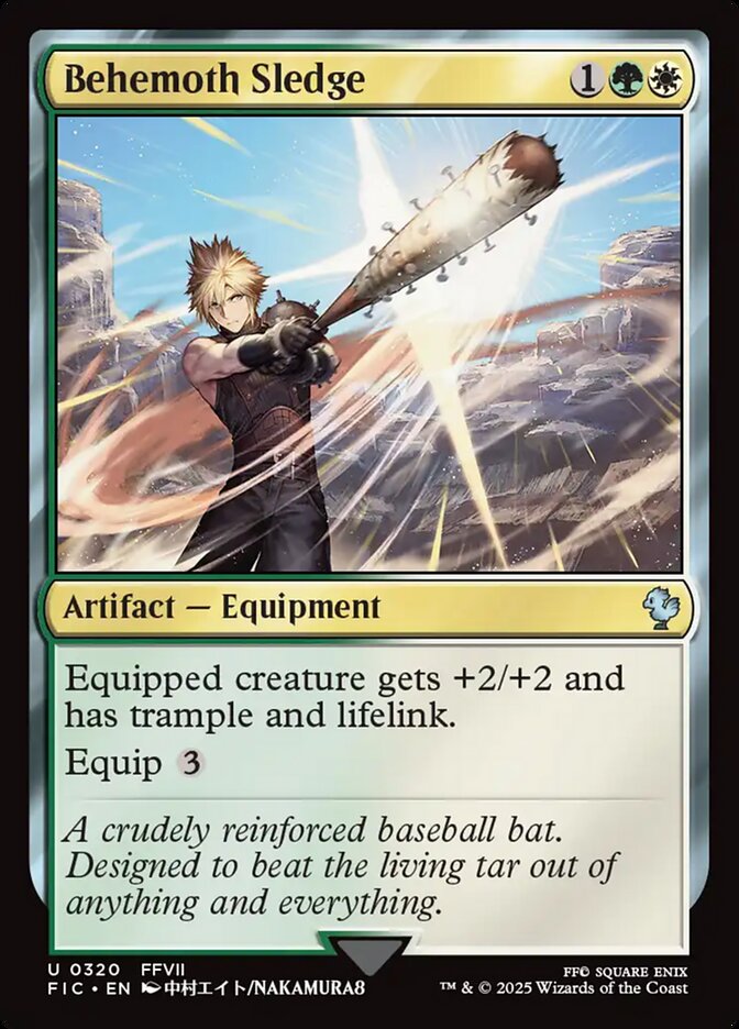 Behemoth Sledge: Final Fantasy Commander