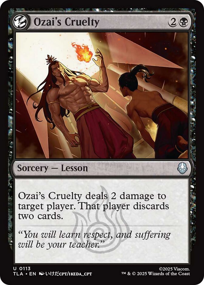 Ozai's Cruelty - (Foil): Avatar: The Last Airbender