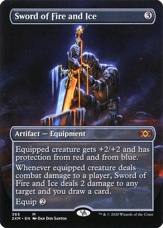 Sword of Fire and Ice (Borderless) - (Foil): Double Masters