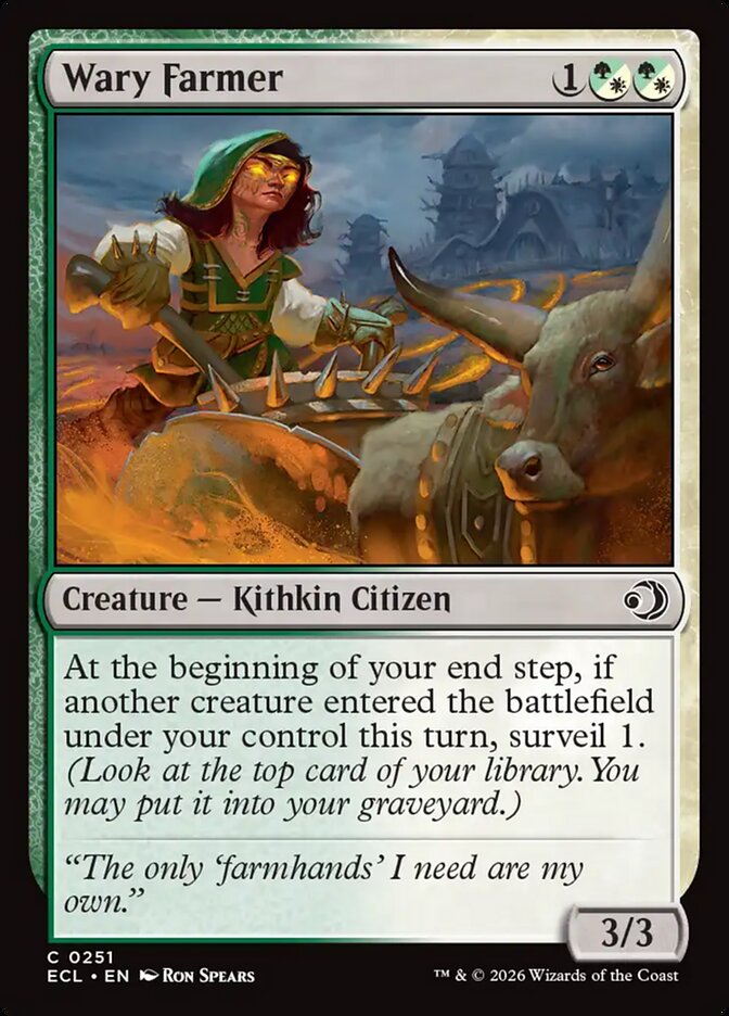 Wary Farmer - (Foil): Lorwyn Eclipsed