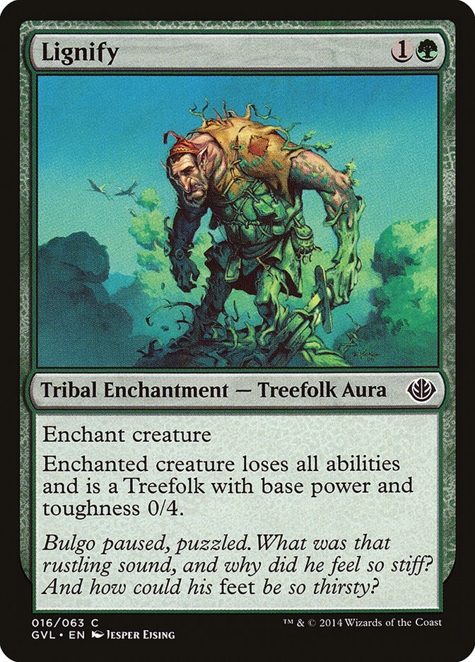 Lignify: Duel Decks Anthology: Garruk vs. Liliana