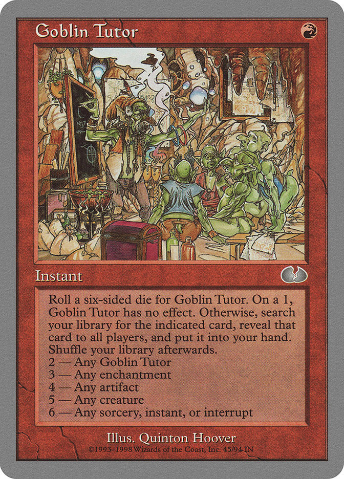 Goblin Tutor: Unglued