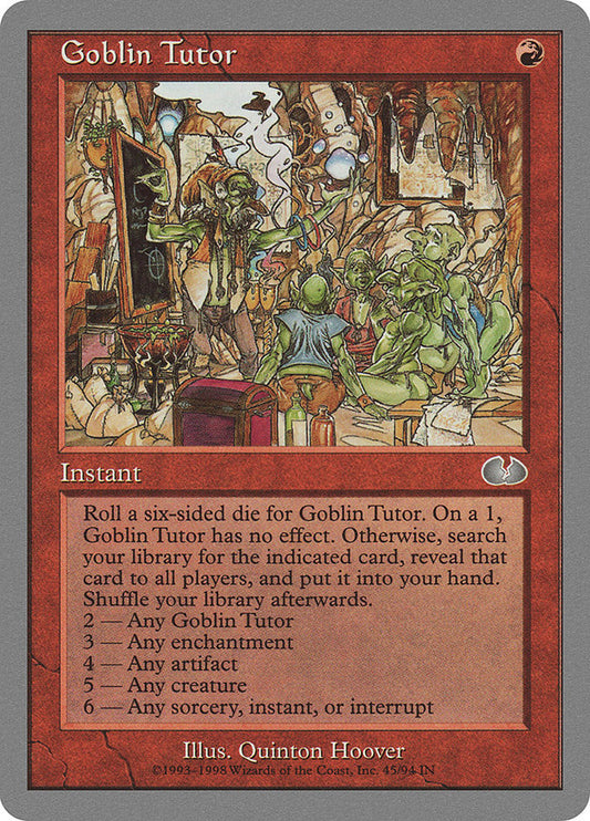 Goblin Tutor: Unglued