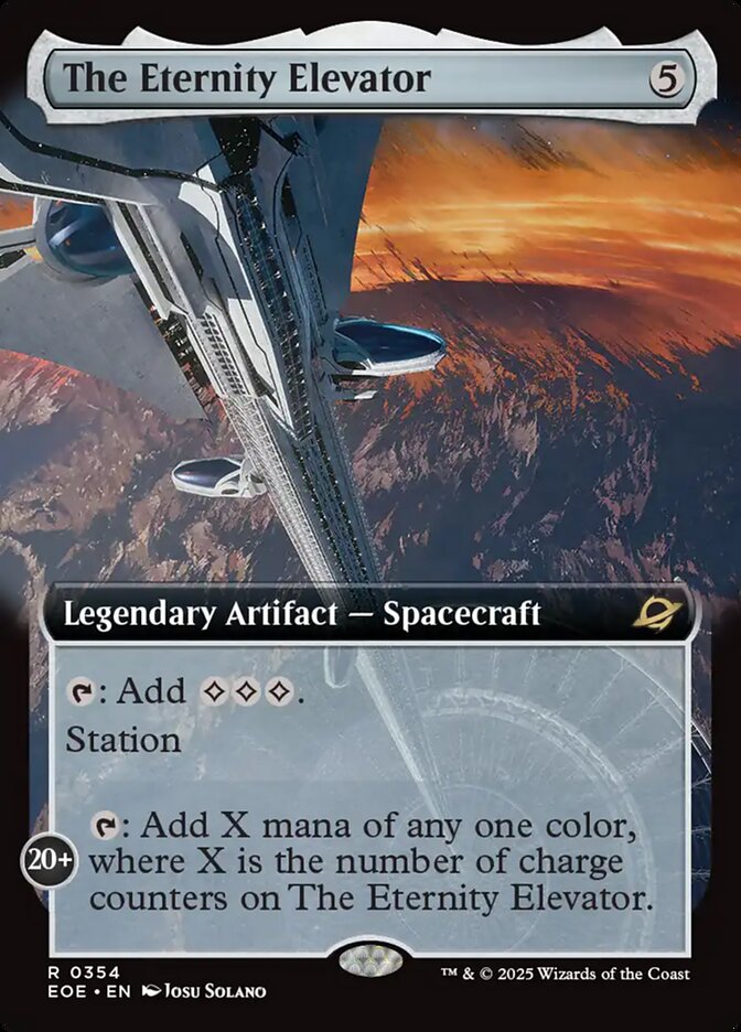The Eternity Elevator (Extended Art) - (Foil): Edge of Eternities