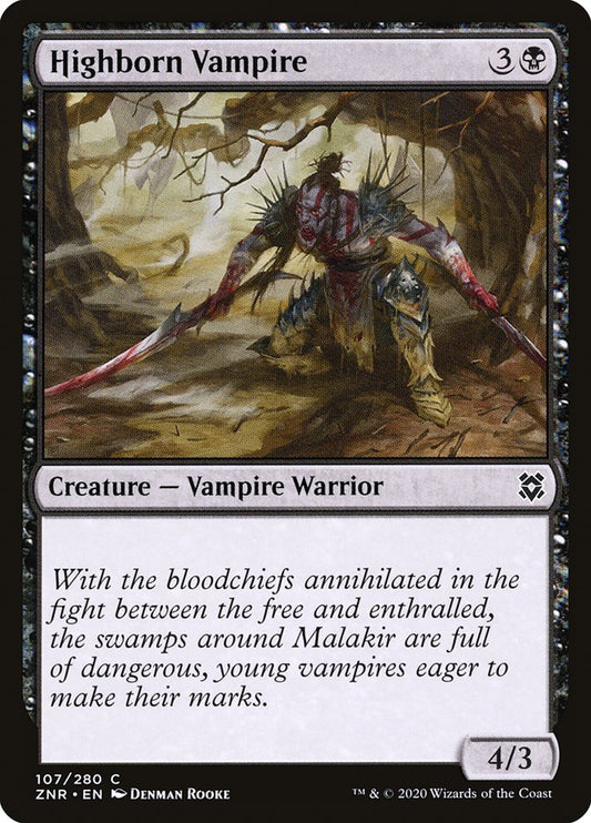Highborn Vampire: Zendikar Rising