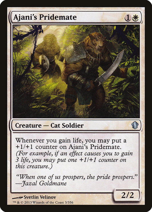 Ajani's Pridemate: Commander 2013