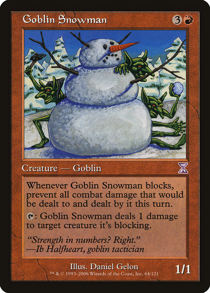 Goblin Snowman: Time Spiral Timeshifted