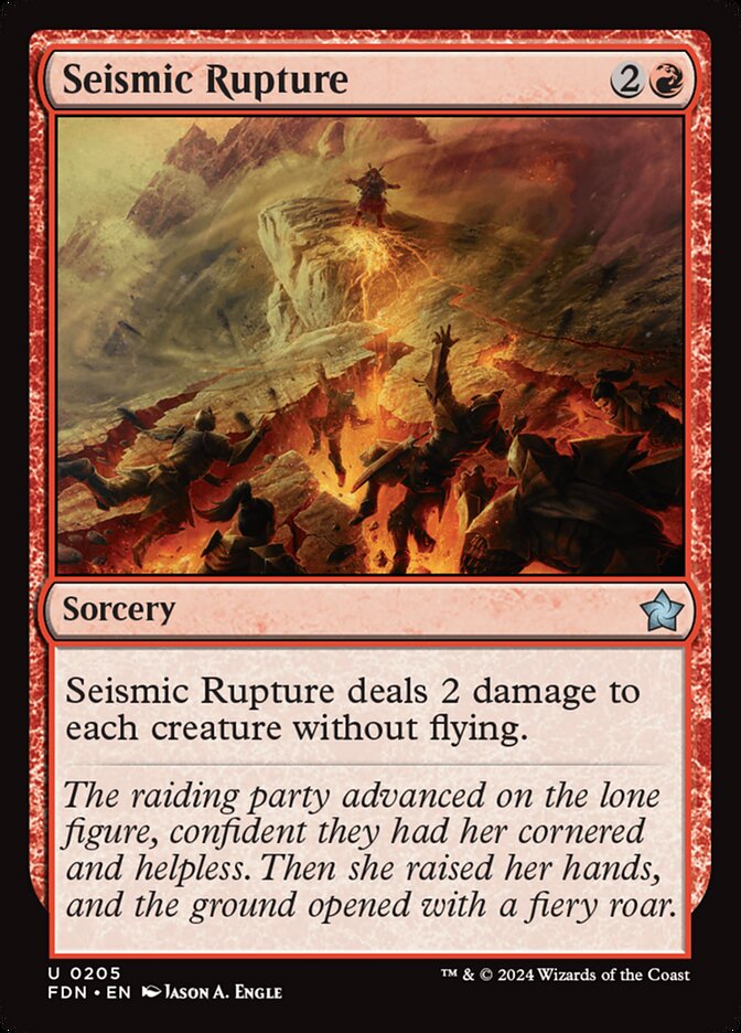 Seismic Rupture - (Foil): Foundations