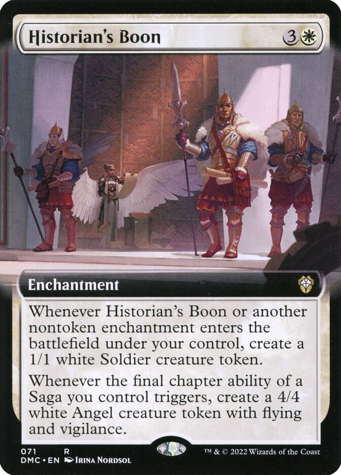 Historian's Boon (Extended Art) - (Foil): Dominaria United Commander