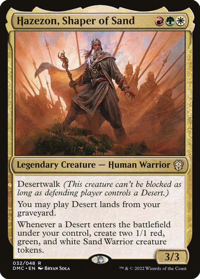 Hazezon, Shaper of Sand: Dominaria United Commander