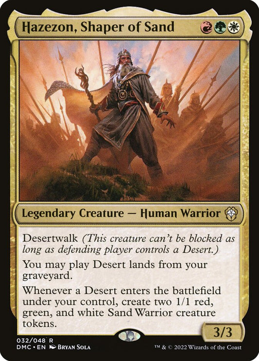 Hazezon, Shaper of Sand: Dominaria United Commander
