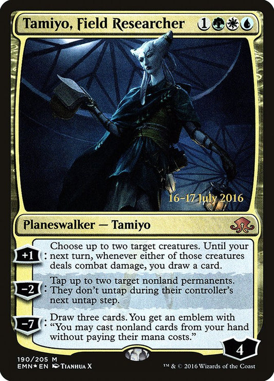 Tamiyo, Field Researcher (Prerelease) (Eldritch Moon) - (Foil): Eldritch Moon Promos