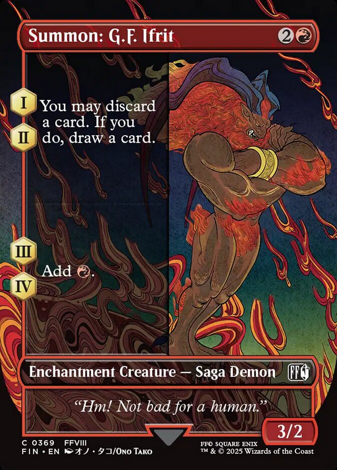 Summon: G.F. Ifrit - (Foil): Final Fantasy