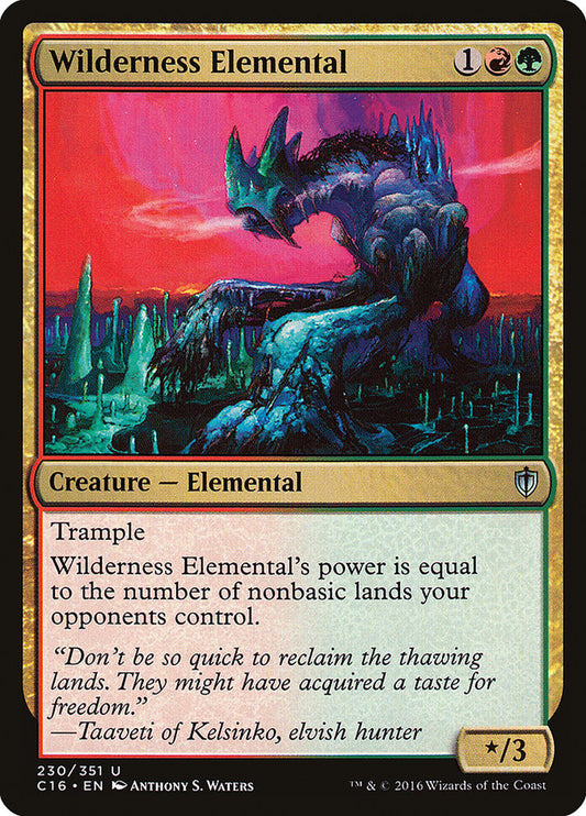 Wilderness Elemental: Commander 2016