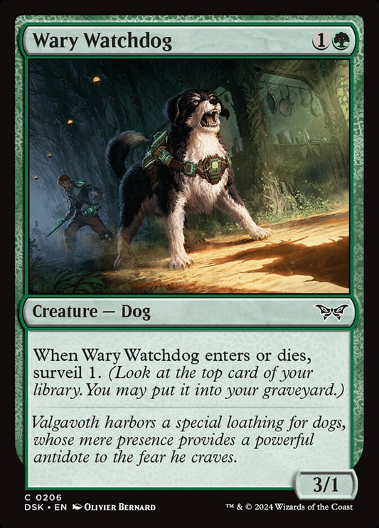 Wary Watchdog - (Foil): Duskmourn: House of Horror