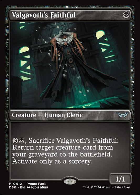 Valgavoth's Faithful - (Foil): Duskmourn: House of Horror