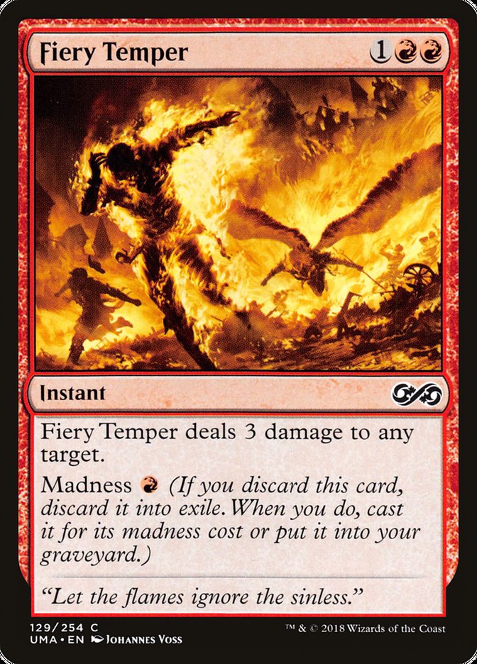 Fiery Temper - (Foil): Ultimate Masters