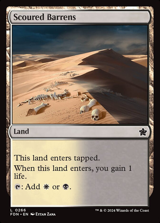 Scoured Barrens - (Foil): Foundations