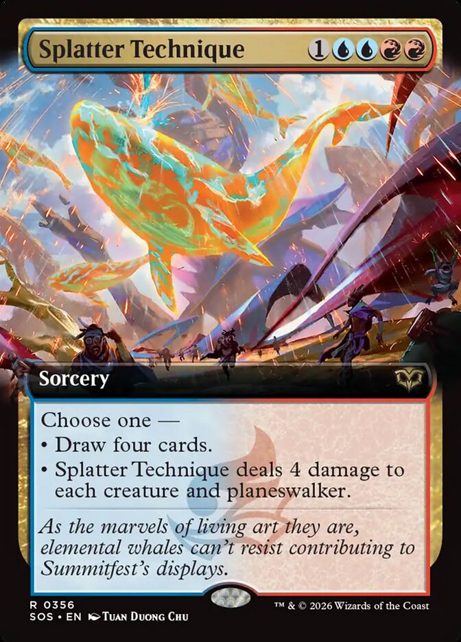 Splatter Technique - (Foil): Secrets of Strixhaven