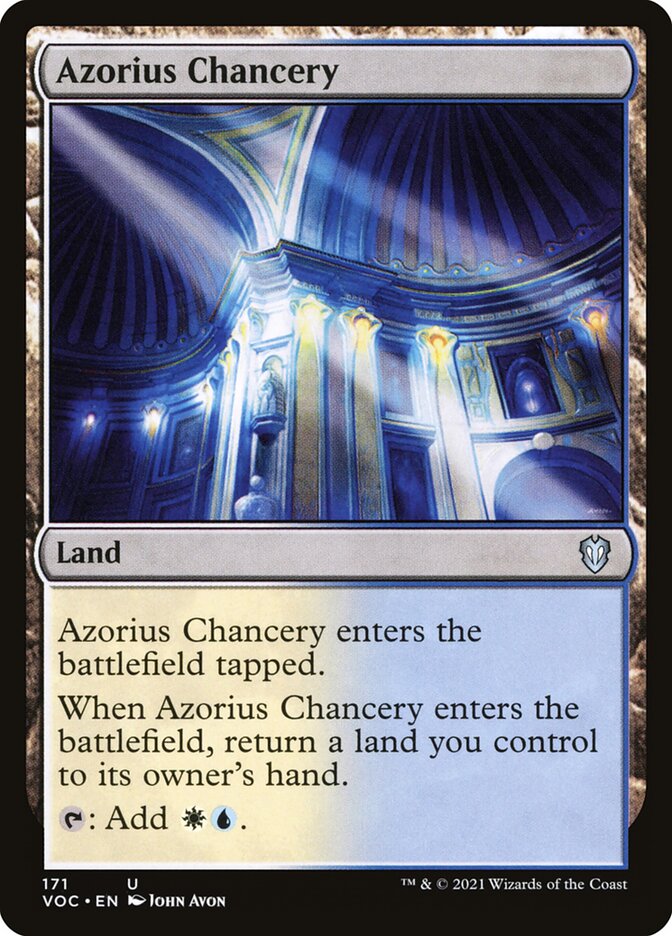 Azorius Chancery: Crimson Vow Commander
