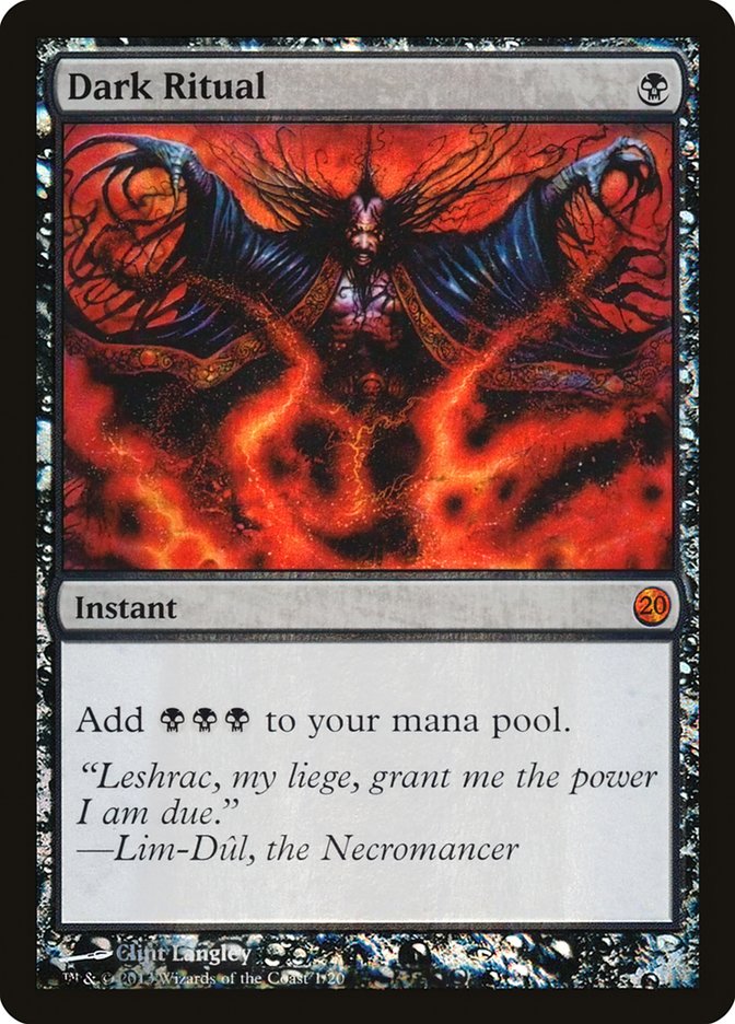 Dark Ritual - (Foil): From the Vault: Twenty