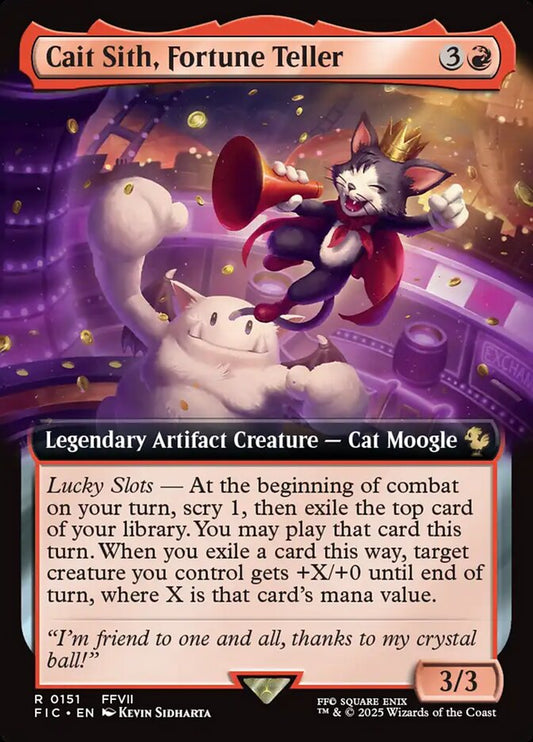Cait Sith, Fortune Teller (Extended Art): Final Fantasy Commander