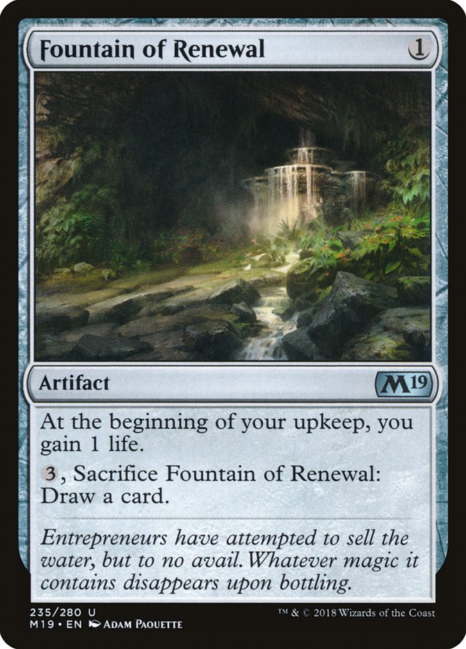 Fountain of Renewal - (Foil): Core Set 2019