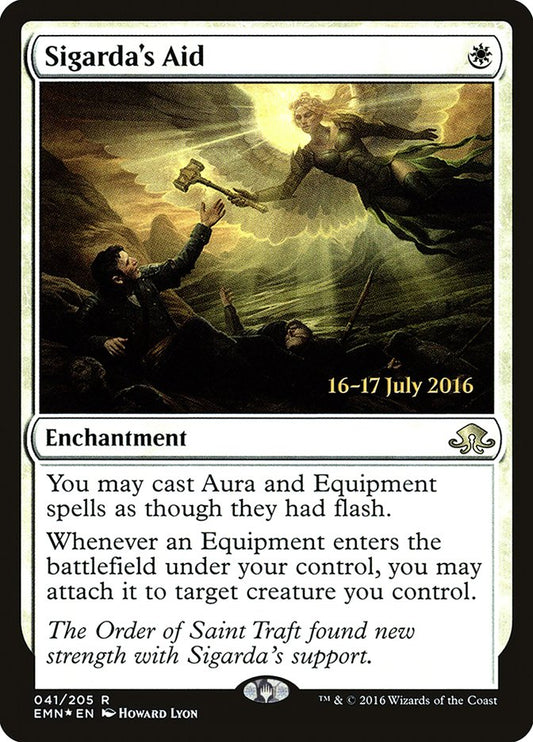 Sigarda's Aid - (Foil): Eldritch Moon Promos