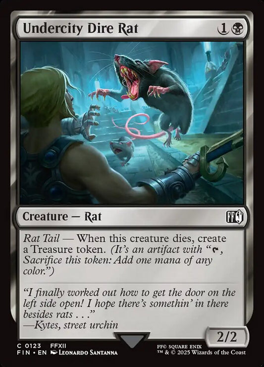 Undercity Dire Rat - (Foil): Final Fantasy