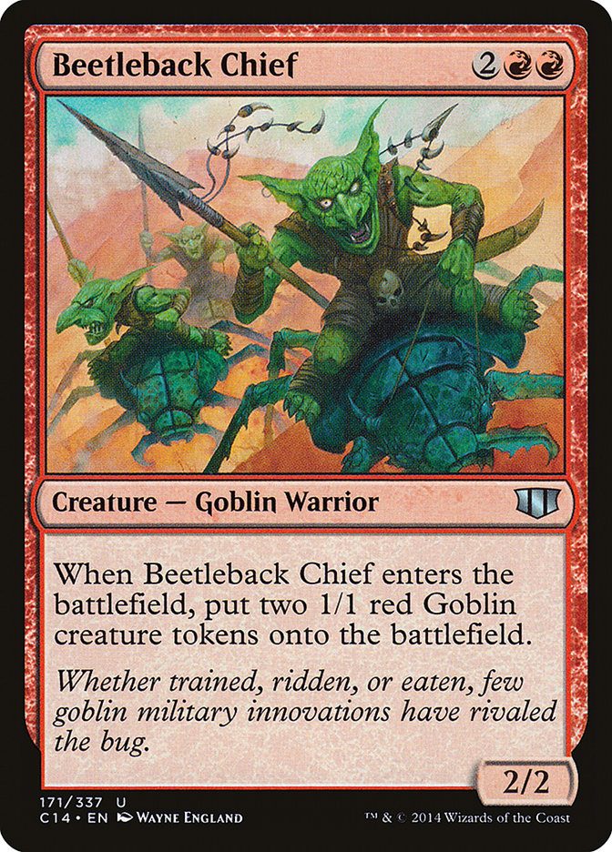 Beetleback Chief: Commander 2014