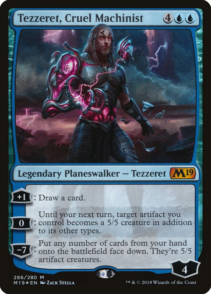 Tezzeret, Cruel Machinist (Planeswalker Deck) - (Foil): Core Set 2019