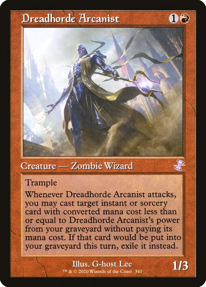 Dreadhorde Arcanist (Retro Frame) - (Foil): Time Spiral Remastered
