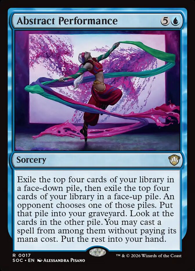 Abstract Performance: Secrets of Strixhaven Commander