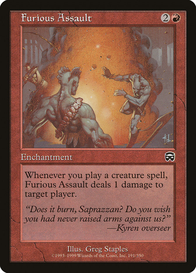 Furious Assault - (Foil): Mercadian Masques