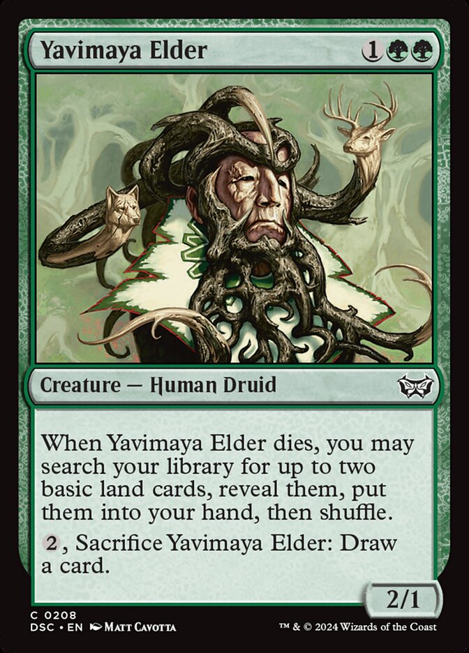 Yavimaya Elder: Duskmourn: House of Horror Commander