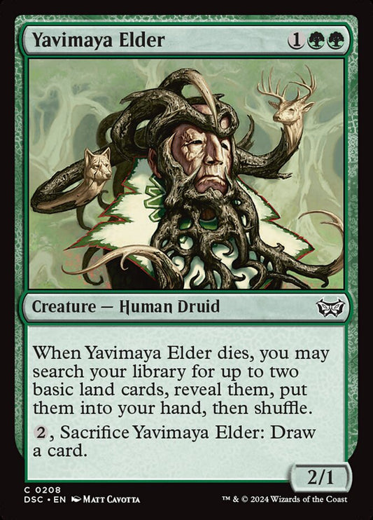Yavimaya Elder: Duskmourn: House of Horror Commander