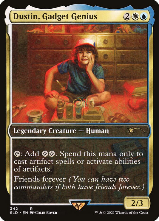 Dustin, Gadget Genius (Stranger Things) (Secret Lair) (Full Art) - (Foil): Secret Lair Drop
