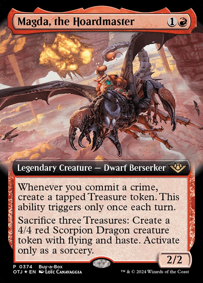 Magda, the Hoardmaster (Buy-a-Box) - (Foil): Outlaws of Thunder Junction