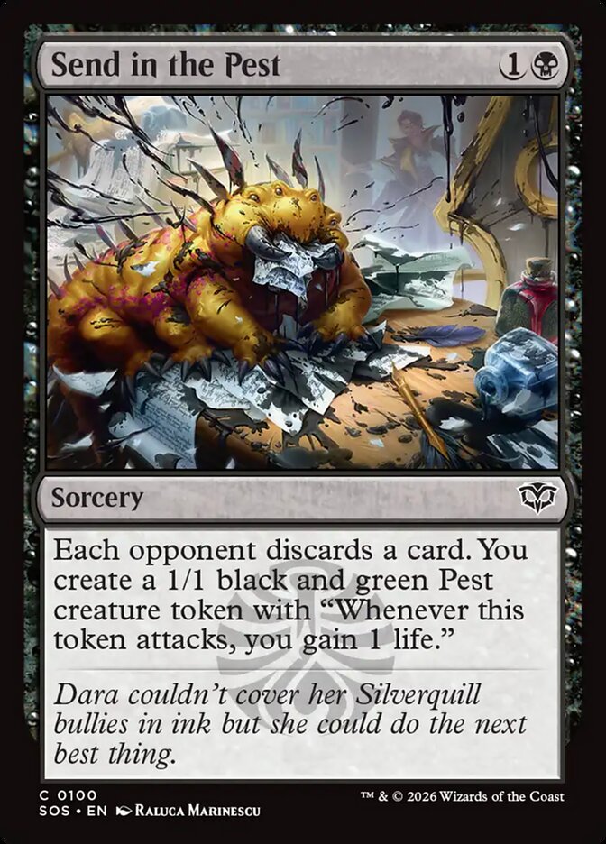 Send in the Pest - (Foil): Secrets of Strixhaven