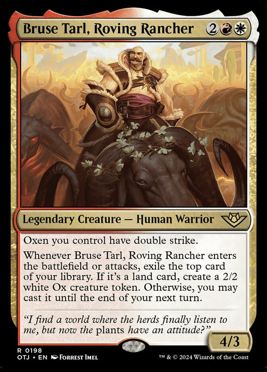 Bruse Tarl, Roving Rancher - (Foil): Outlaws of Thunder Junction